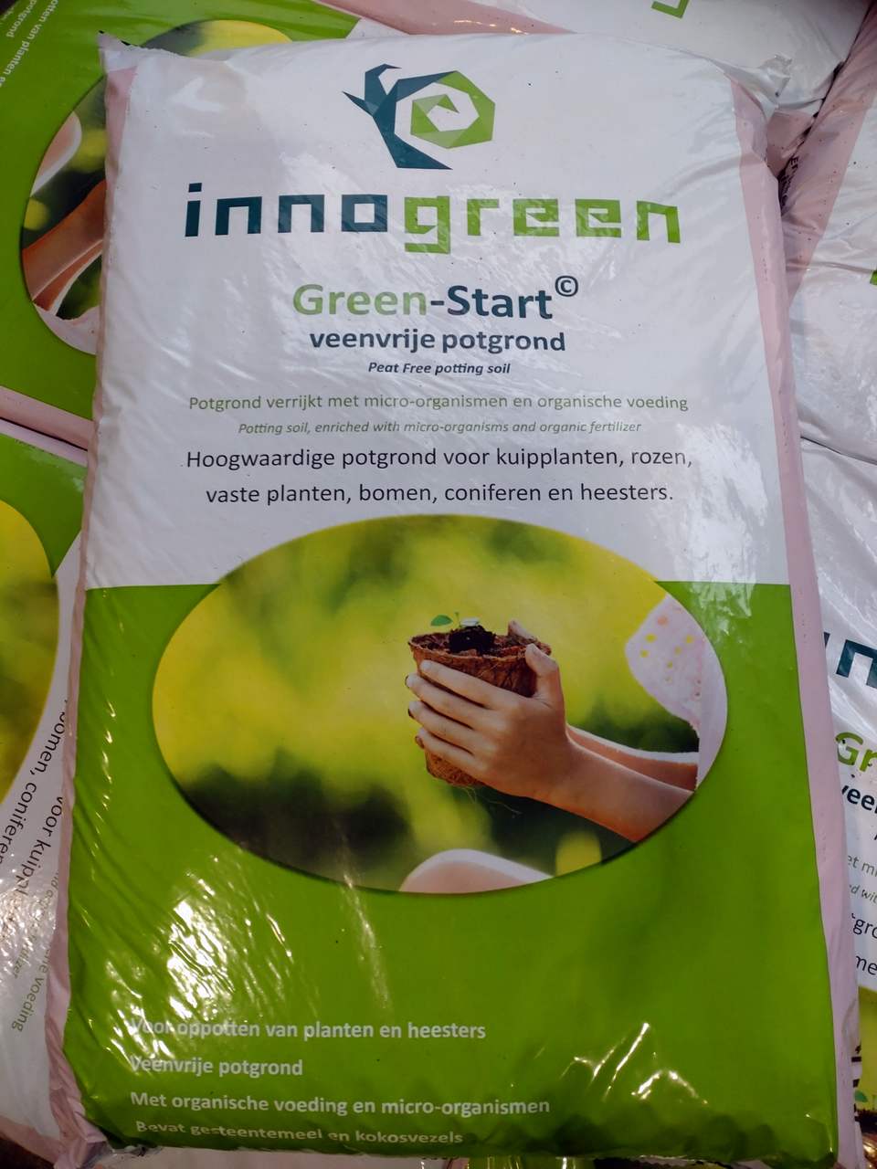 Green-Start, veenvrije potgrond
